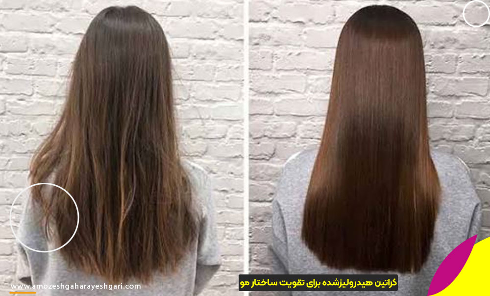  شکستگی ساقه مو بعد از کراتین