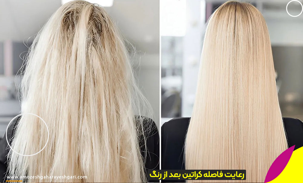 اهمیت رعایت فاصله کراتین