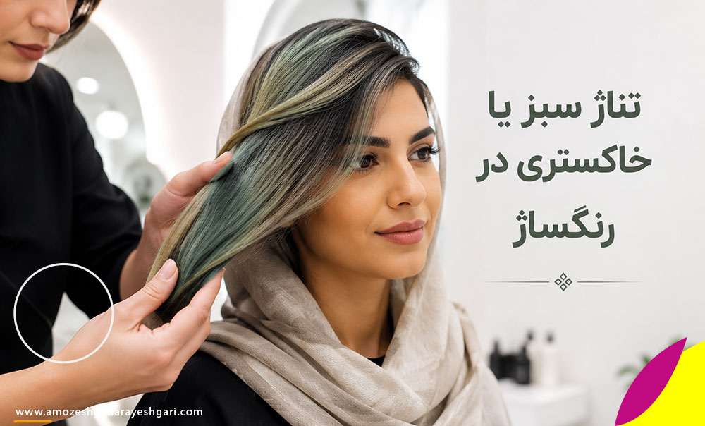 تناژ سبز یا خاکستری ناخواسته در رنگساژ