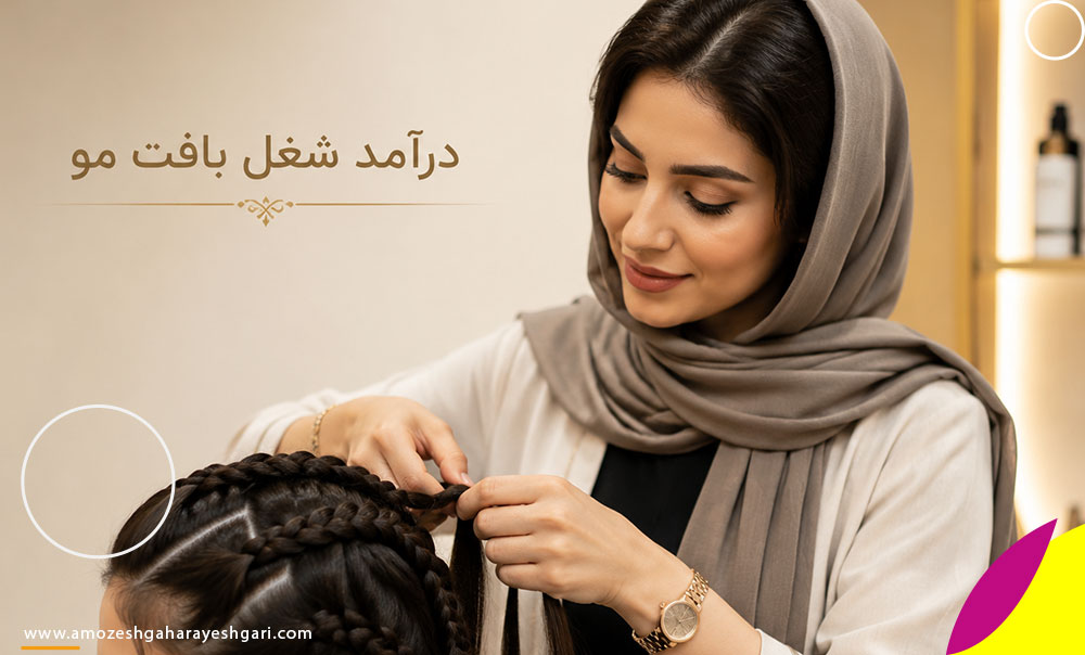 درآمد شغل بافت مو